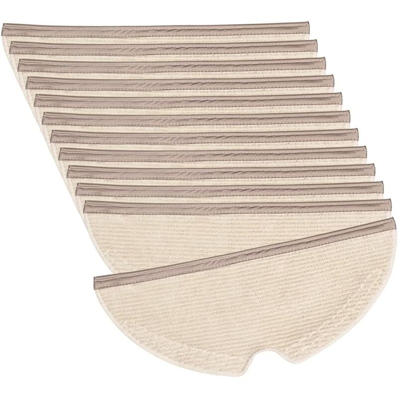 foto del prodotto zvd 12 pack cleaning cloths for roborock q7 max s6 maxv s5 s50 s51 s55 s6 s5 max q7 max plus q7 max vacuum cleaner, replacement mop accessories