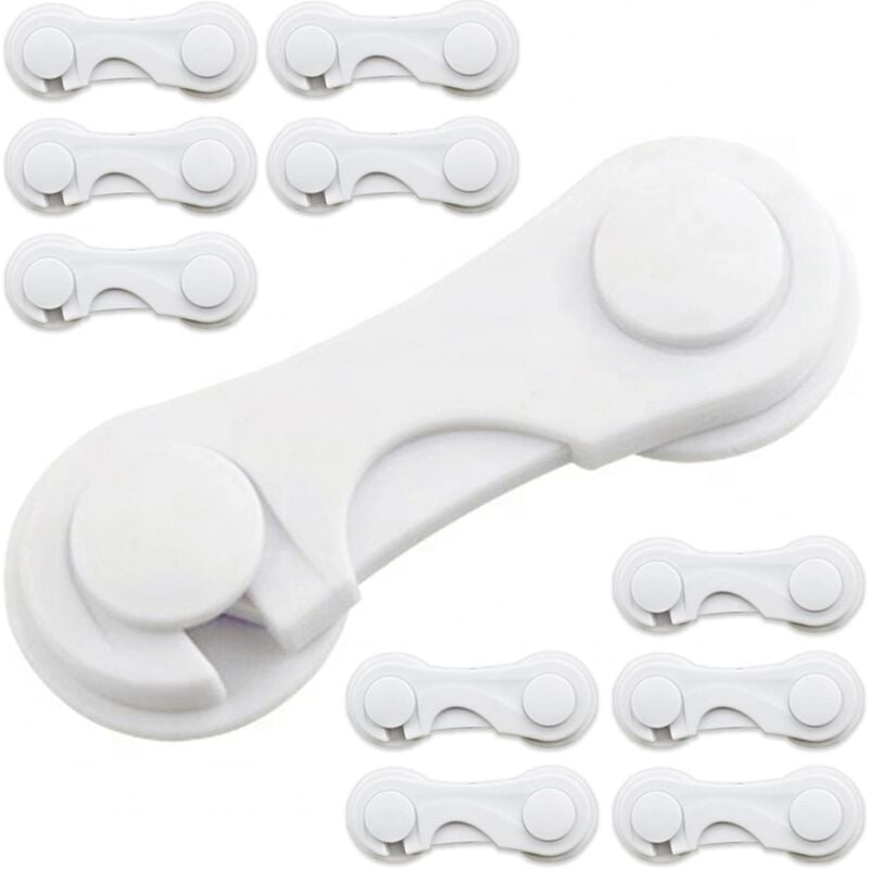 foto del prodotto zvd 12pcs baby door lock child closet safety self adhesive drawer door lock refrigerator cabinet drawer adjustable lock lock with strong glue