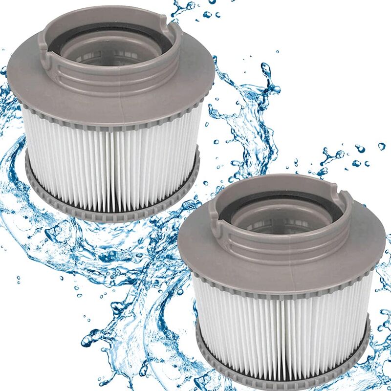 foto del prodotto zvd 2 pcs filter cartridge, swimming pool filter cartridges, standard and screw on filtration cartridge, filter for bathtub, swimming pool