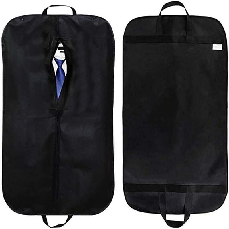 foto del prodotto zvd 2 pcs garment covers, 40 foldable travel cover with handles for suits, protective garment covers