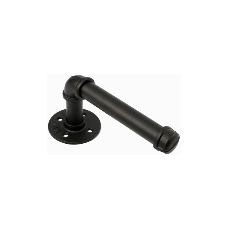 foto del prodotto zvd 20 cm black metal pipe paper roll holder for toilet bathroom