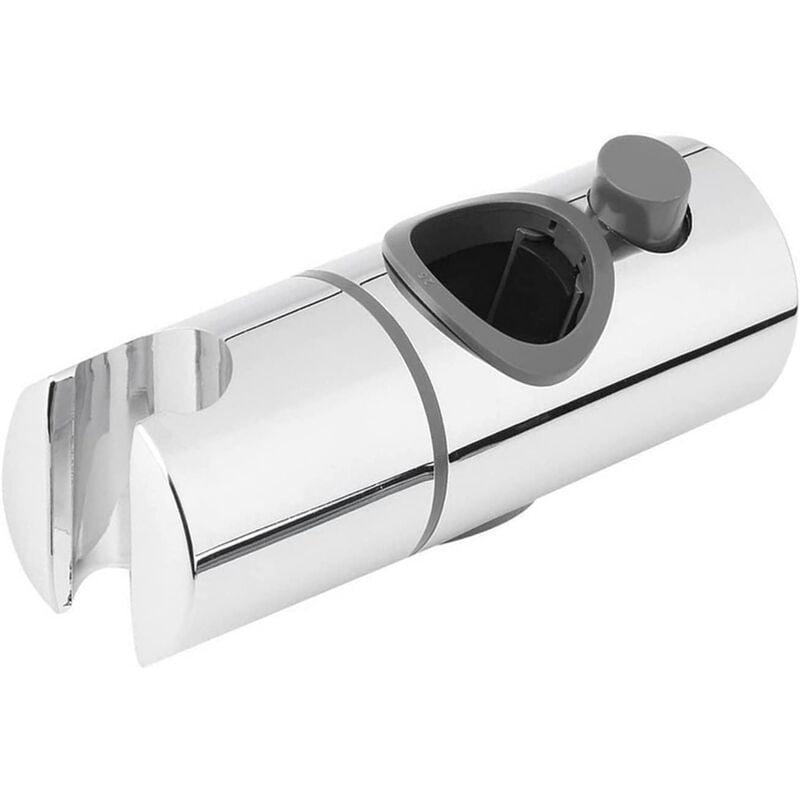 foto del prodotto zvd 25mm adjustable shower head holder for slide bar, bathroom replacement clamp, 360 degree rotating sprayer holder, knob seat socket