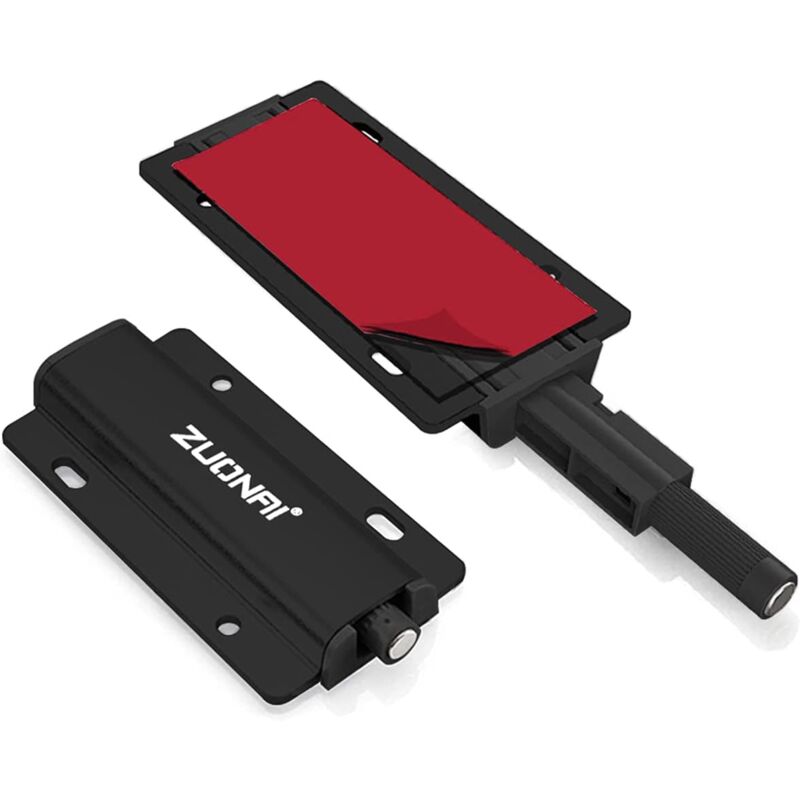 foto del prodotto zvd 2pcs open cabinet door aluminum cabinet door lifter for cabinet drawer closer black