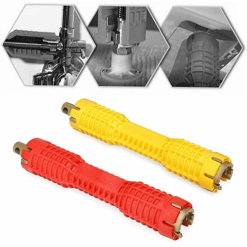foto del prodotto zvd 2pcs strumento di installazione del rubinetto del lavandino chiave a bussola multifunzione