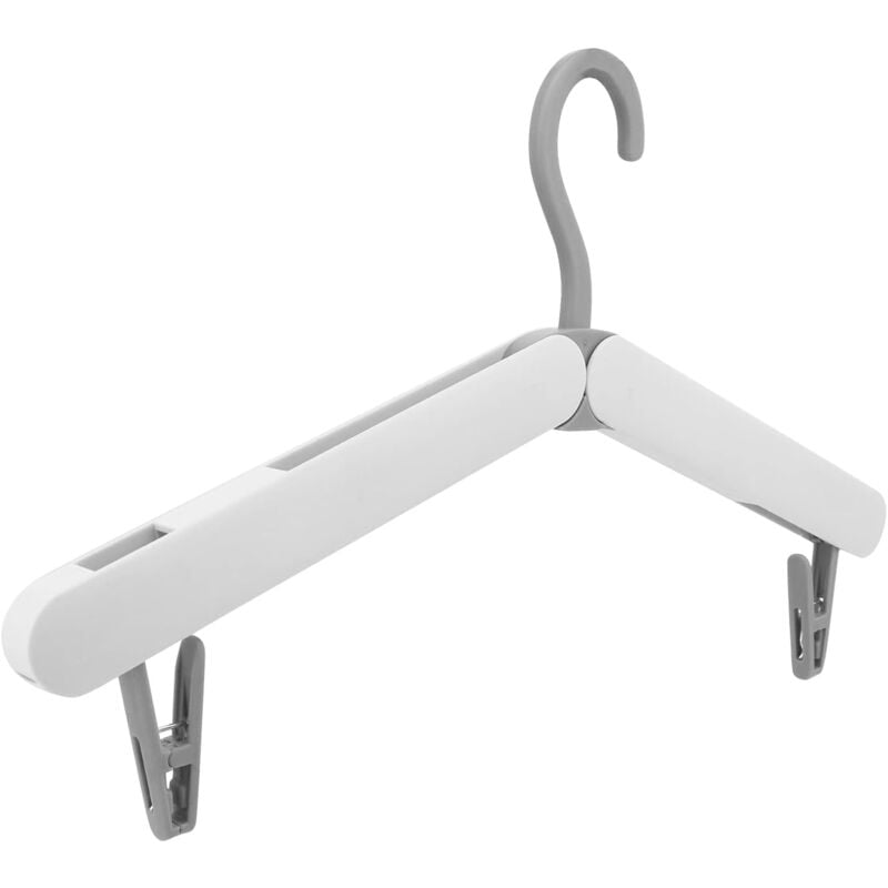 foto del prodotto zvd 3 pack plastic foldable travel hangers with drying clips for socks and underwear, for outdoor camping