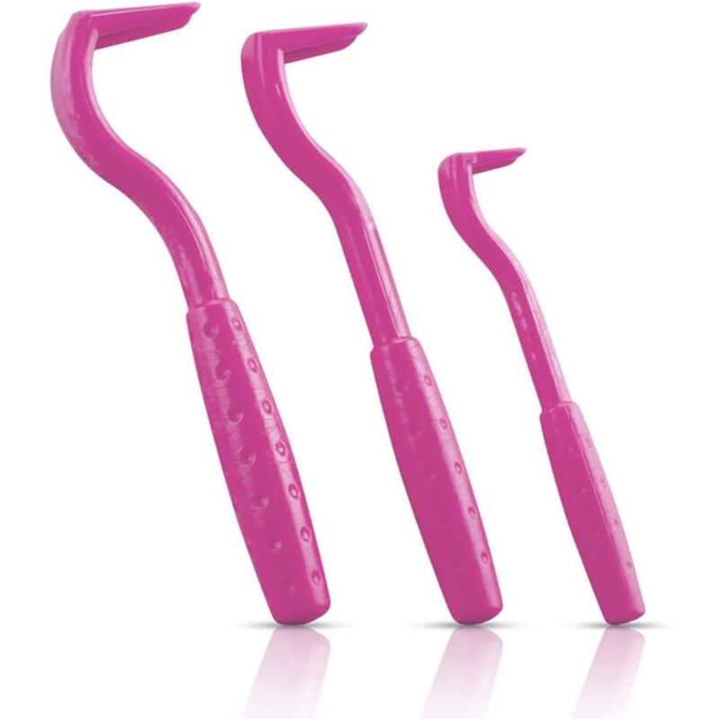 foto del prodotto zvd 3 pezzi pinzette per rimuovere le zecche con gancio accessorio anti zecche per gatti, cani e umani
