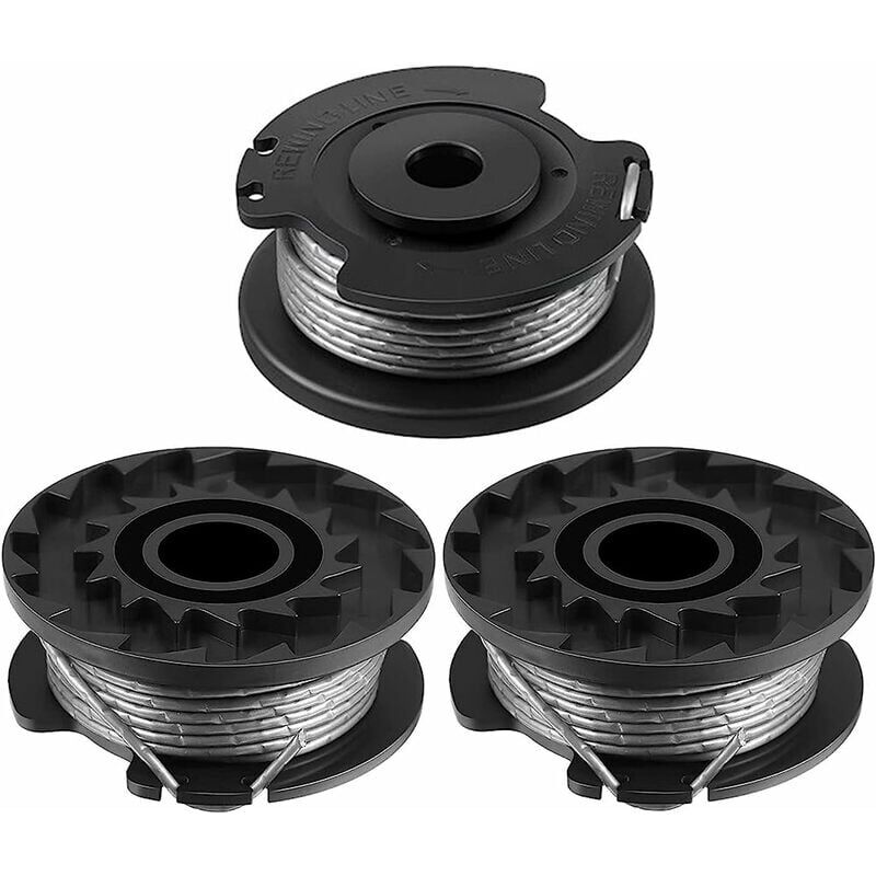 foto del prodotto zvd 3 pieces f016800569 replacement compatible spool and line, f016800569 clipper replacement spool compatible with art 23sl and art 26sl 3pcs 