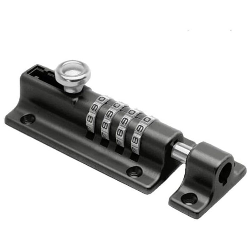 foto del prodotto zvd 4 digit combination lock combination lock combination lock bolt black