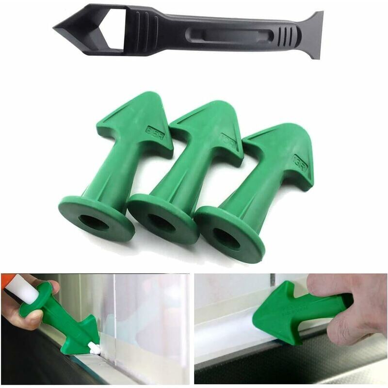 foto del prodotto zvd 4 pcs sealant nozzle scraper sealing angle silicone gasket clean tool