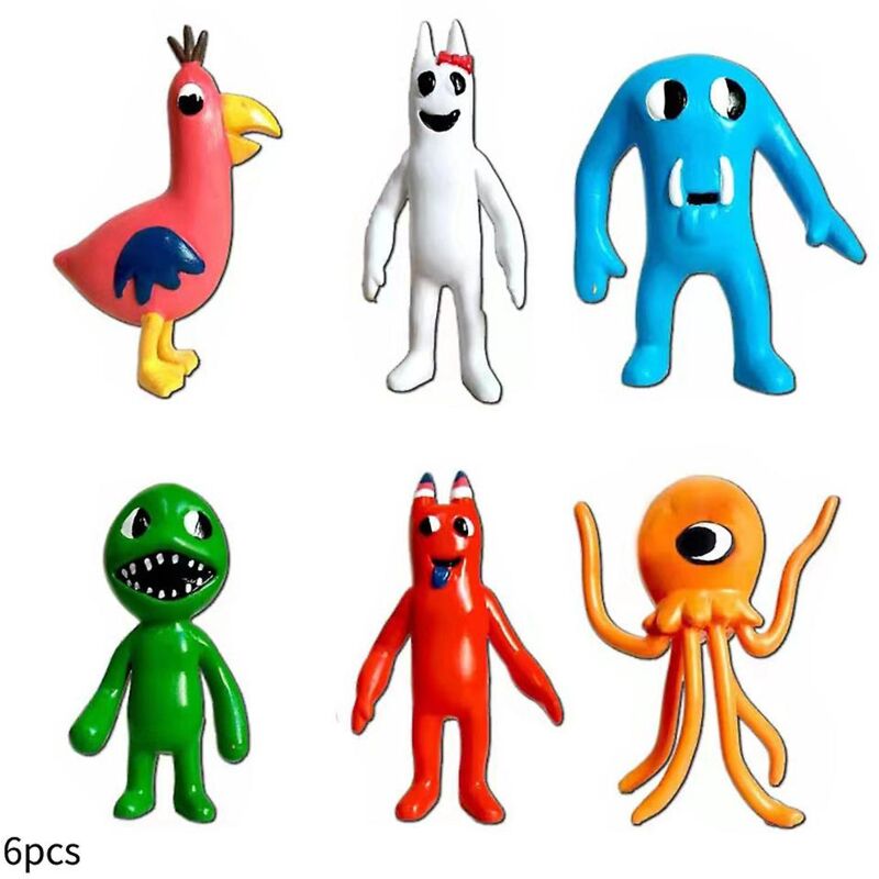 foto del prodotto zvd 6pcs cute anime game garden banban action figures the perfect gift