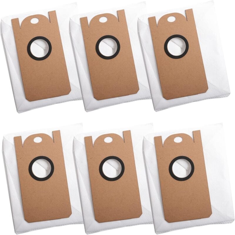 foto del prodotto zvd 6pcs suitable for pusanick m7pro m8pro sweeping robot dust bag dust bag accessories filter bag