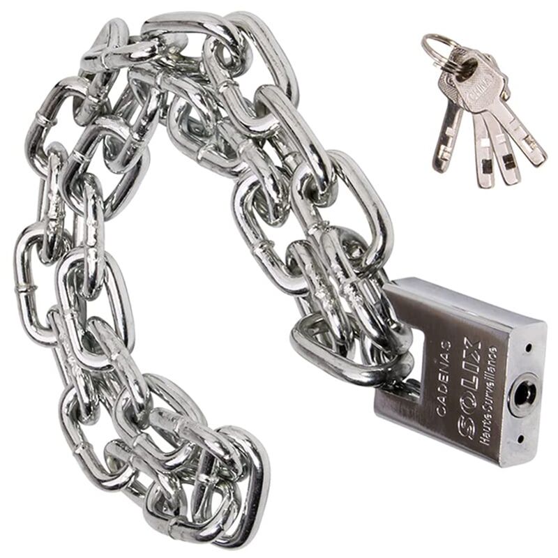 foto del prodotto zvd 6x500mm security bike chain lock, chain lock kit, motorcycles chain lock, for bicycle, bikes