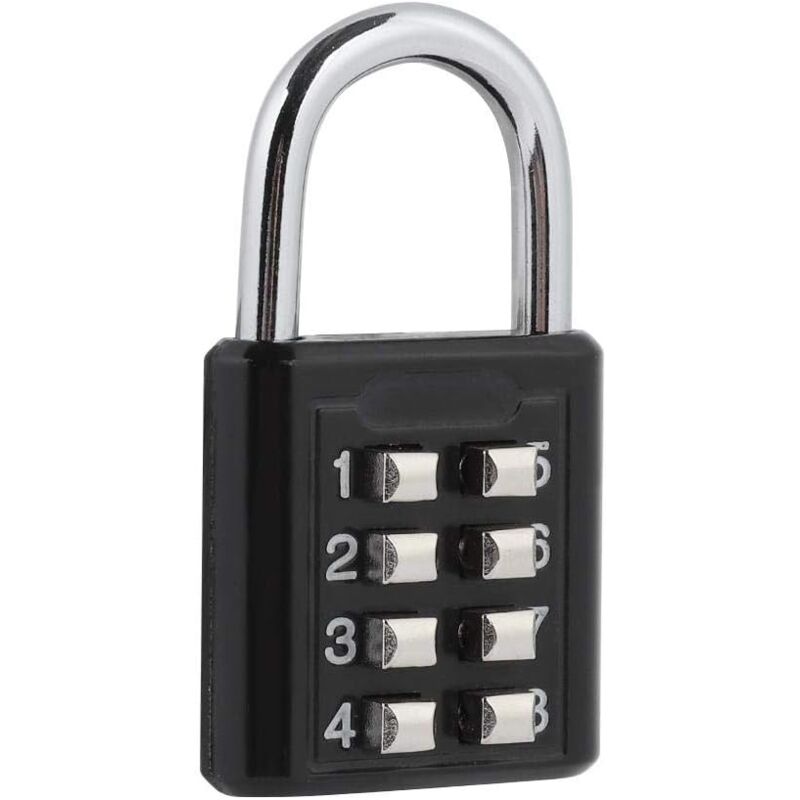 foto del prodotto zvd 8 bit combination padlock, 8 bit combination anti theft padlock, combination lock, combination padlock, high quality locker bag, suitcase, tool