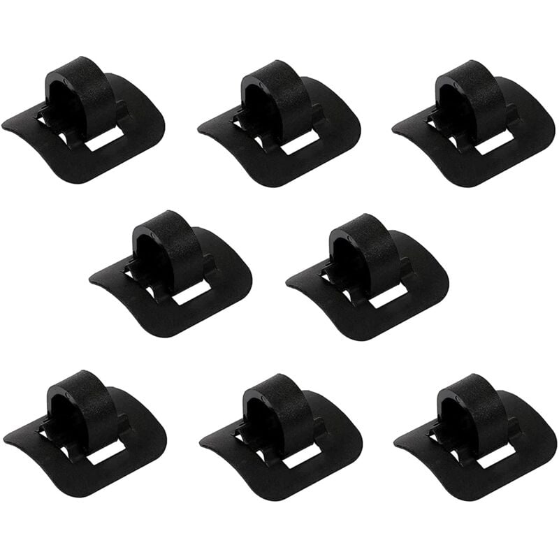 foto del prodotto zvd 8 pieces cable c clips cycling 21x20mm bike brake cable tube guide aluminum alloy fastener with 3m bike carrier cable buckle for brake cable