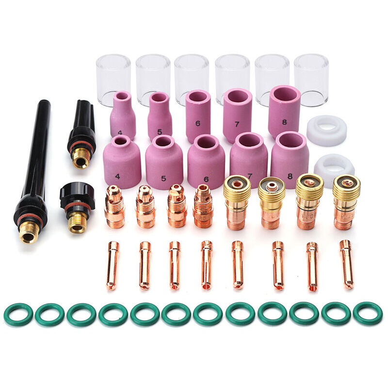 foto del prodotto zvd accessori tig wp17 18 26 set da 49 pezzi vetro colorato 10 