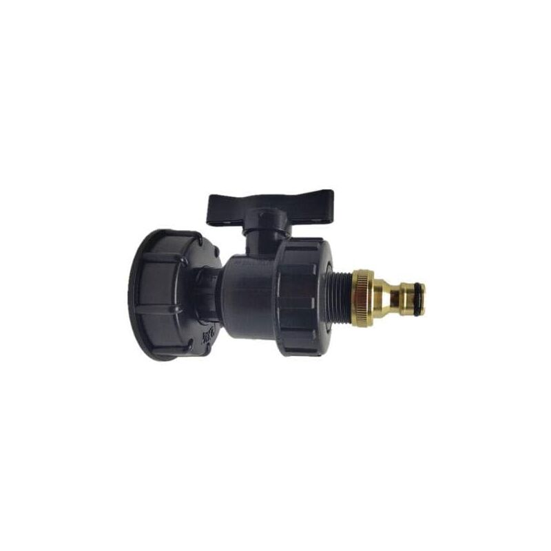 foto del prodotto zvd adattatore ibc raccordi per serbatoi uscita tubo flessibile con spina s60x6 valvola raccordo da 1,9 cm 
