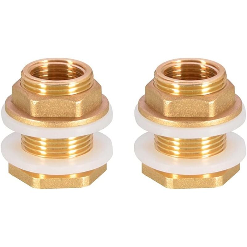foto del prodotto zvd adattatore rubinetto 2 pezzi presa serbatoio acqua piovana ottone 3 4 