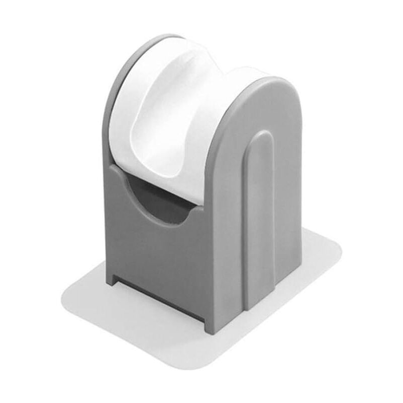 foto del prodotto zvd adjustable adhesive shower holder bracket holder shower head cylinder head bracket wall mount holder bracket bathroom accessories color gray 
