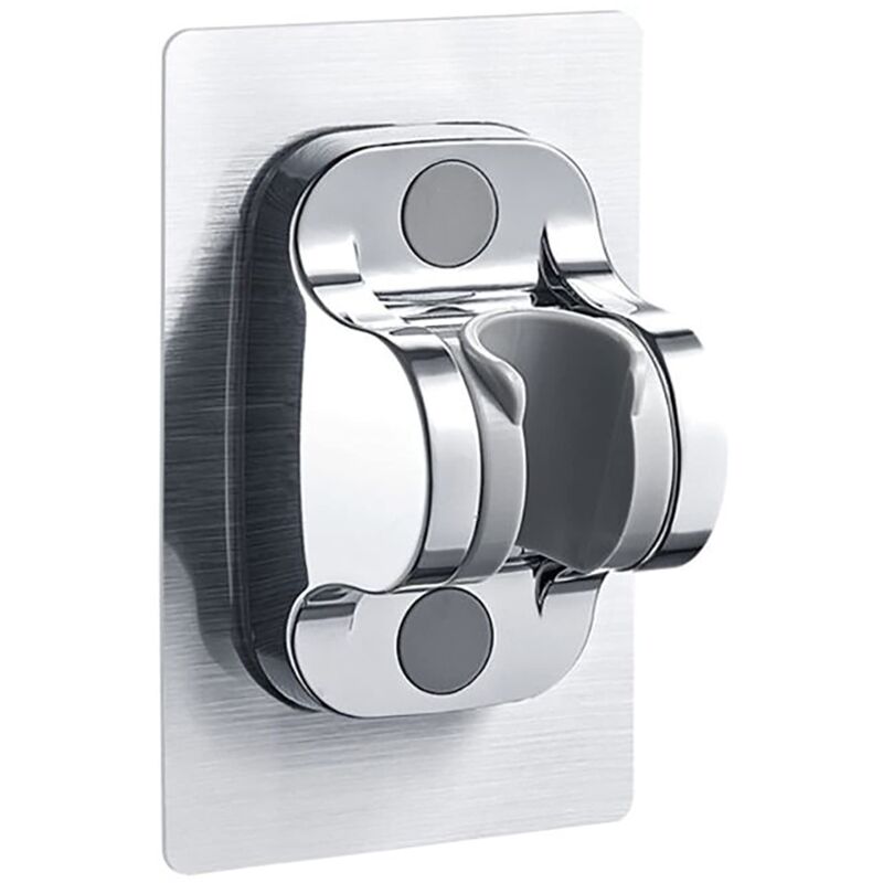 foto del prodotto zvd adjustable angle shower head holder 12cm strong adhesive oversized panel