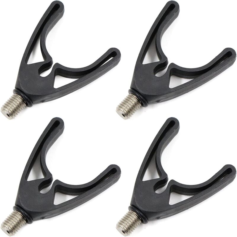foto del prodotto zvd adjustable fishing rod holder, fishing rod holder, u shaped head with m3 8 thread, fits all rod holders, fishing rods and bench, 4pcs.
