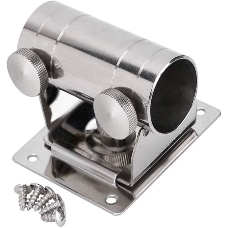 foto del prodotto zvd adjustable stainless steel umbrella stand umbrella holder fishing umbrella adjustable umbrella holder with mounting plate and screws for