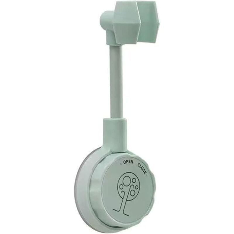 foto del prodotto zvd adjustable suction cup shower head holder wall mount no punching light green 1 piece,light green