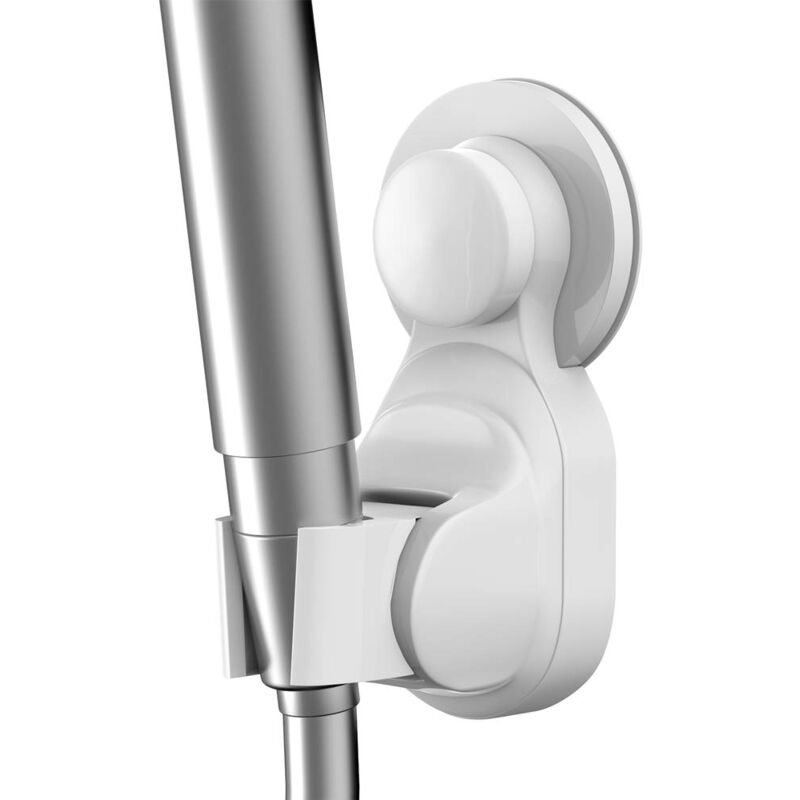 foto del prodotto zvd adjustable suction cup shower holder without drilling, adjustable suction cup shower holder, suction cup wall mount bathroom shower hand