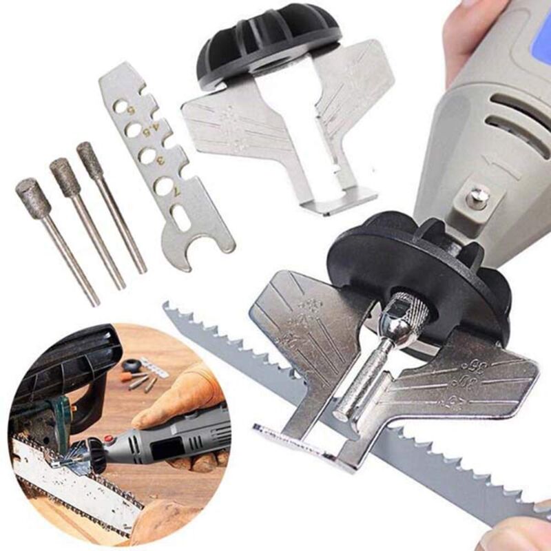 foto del prodotto zvd affilatrice elettrica per motoseghe kit di affilatura per motoseghe seghettate con accessori per lucidatura