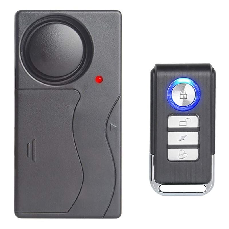 foto del prodotto zvd allarme vibrazione wireless antifurto per biciclette, motociclette, automobili, porte, finestre 110db