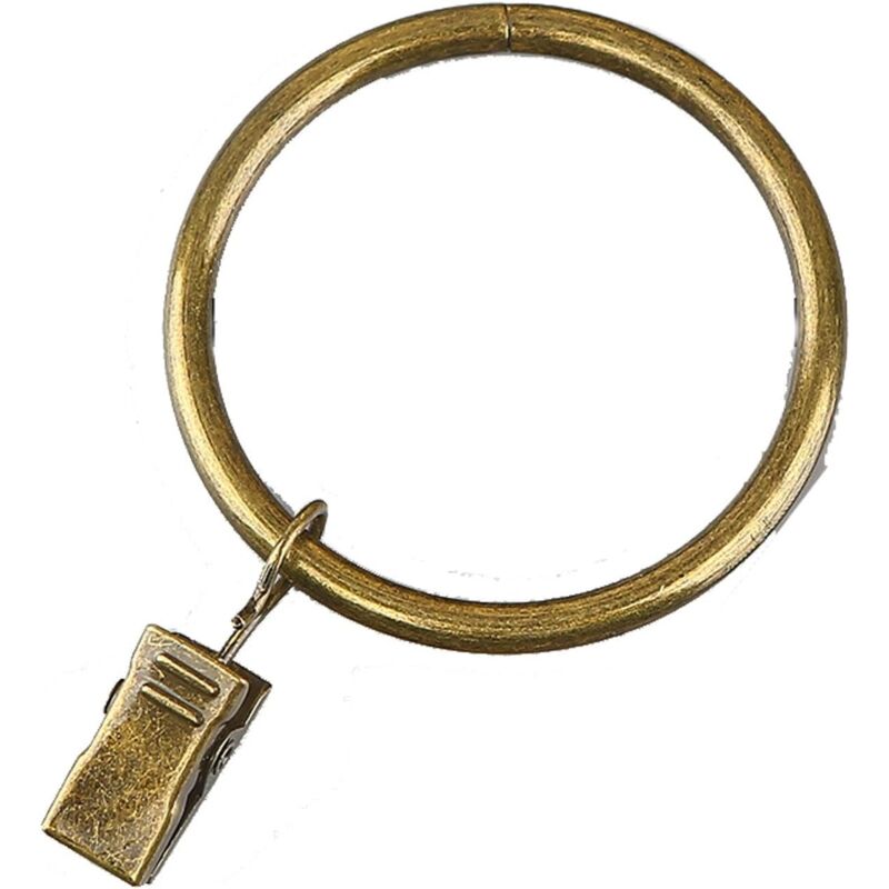 foto del prodotto zvd anelli per tende ganci per tende da doccia anelli per tende da doccia, balcone bronzo diametro interno 32mm10ciascuno