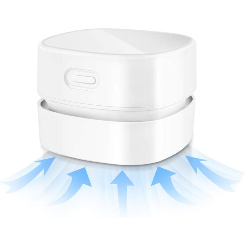 foto del prodotto zvd aspirapolvere da tavolo senza fili mini aspirapolvere da tavolo ricaricabile tramite usb per briciole, polvere, tastiera, auto