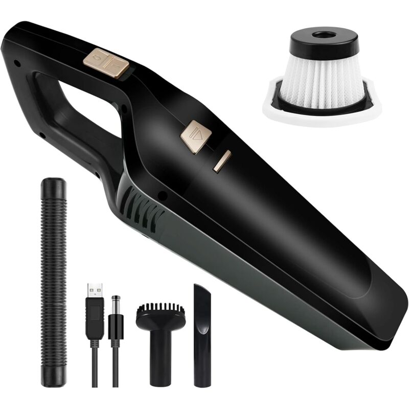 foto del prodotto zvd aspirapolvere portatile ricaricabile senza fili 2200 mah con filtro lavabile