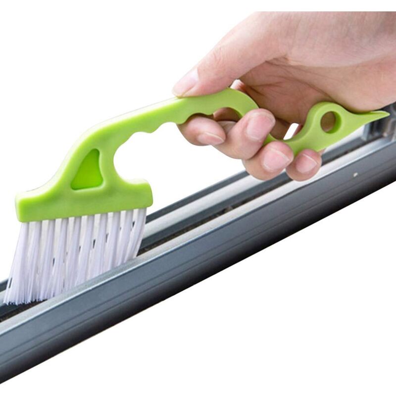 foto del prodotto zvd attrezzi per la pulizia delle fessure delle scanalature portatili spazzole per la pulizia della cucina per binari di porte e finestre colore