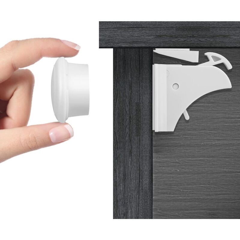 foto del prodotto zvd baby safety cupboard door stops, drawer blocks child safety baby locks latches magnetic safety latches for cabinet cabinet