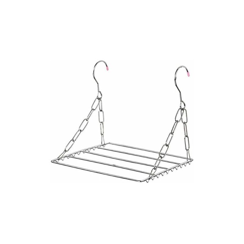 foto del prodotto zvd balcony folding shoe drying rack clothes dryer stainless steel laundry underwear silver