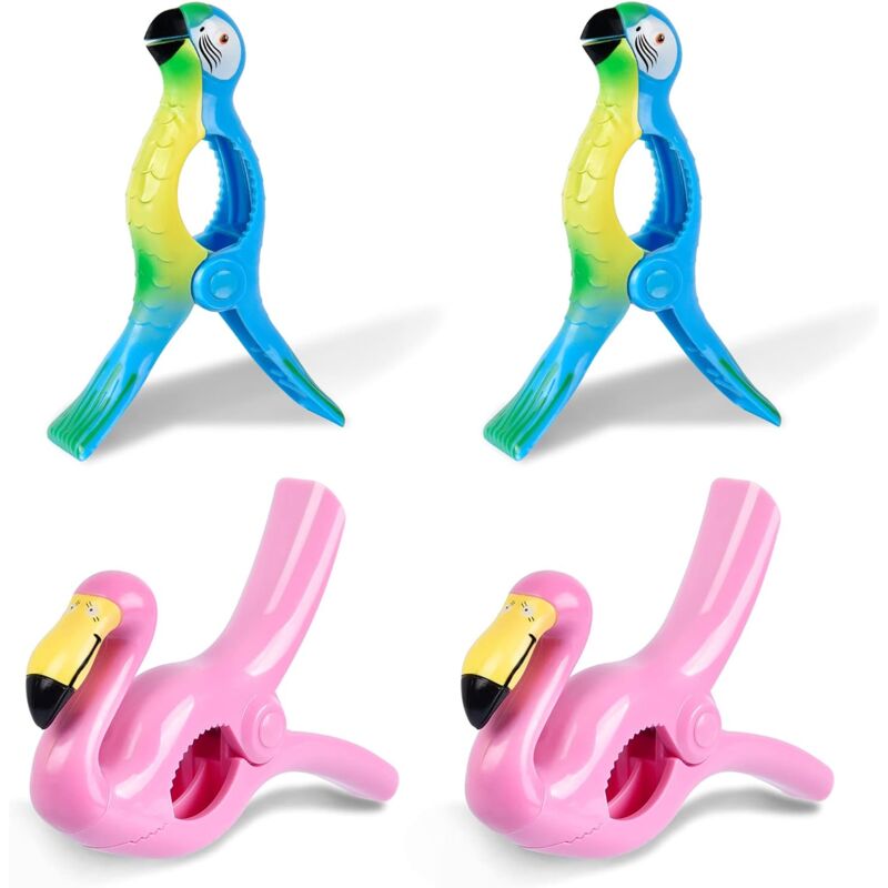 foto del prodotto zvd beach towel clips, beach clothes pegs large plastic towel clips beach clip
