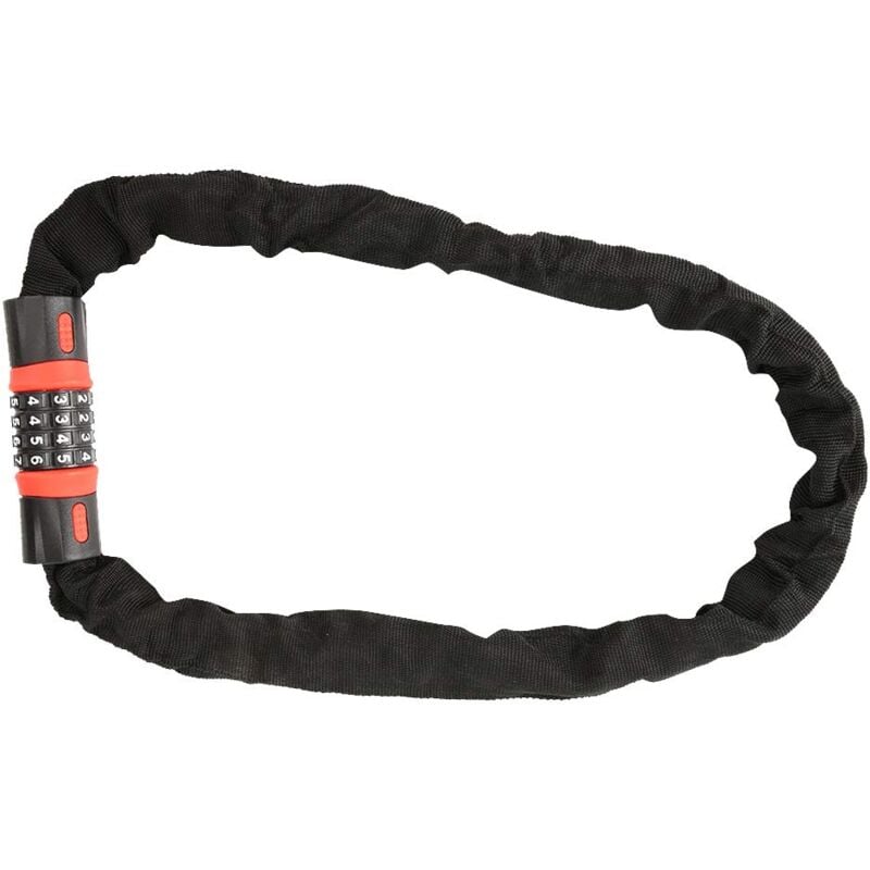 foto del prodotto zvd bike security lock heavy duty 4 digit combination code lock steel chain bike lock