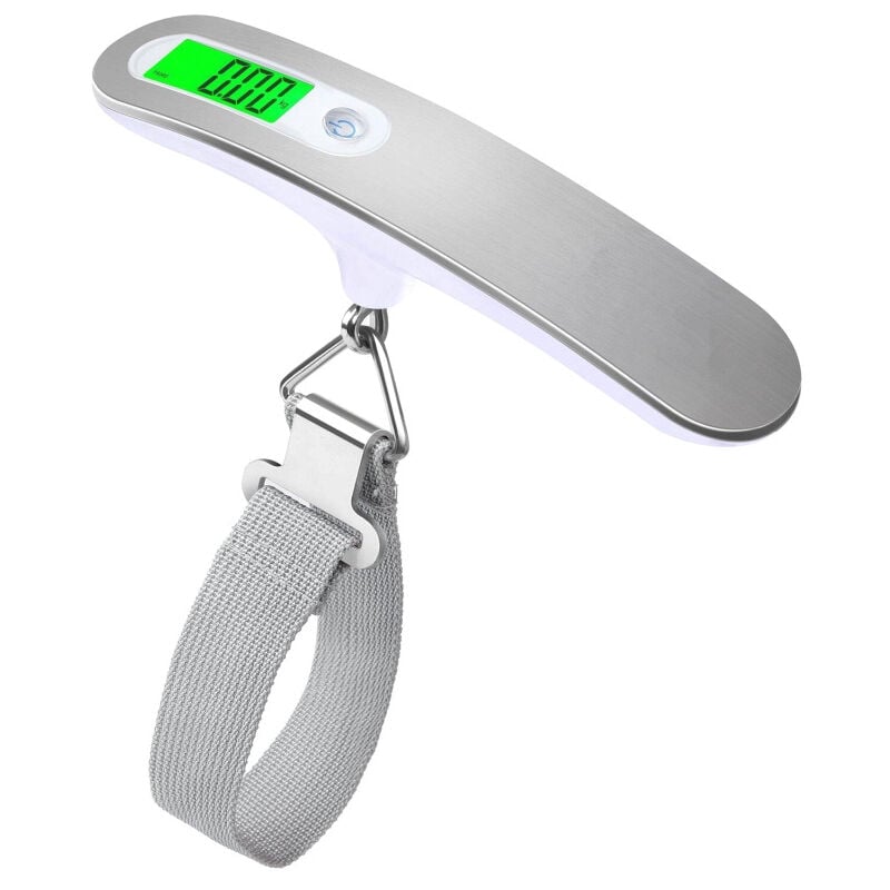 foto del prodotto zvd bilancia portatile per bagagli, bilancia elettronica per bagagli, max 50 kg 110 libbre, funzione tara