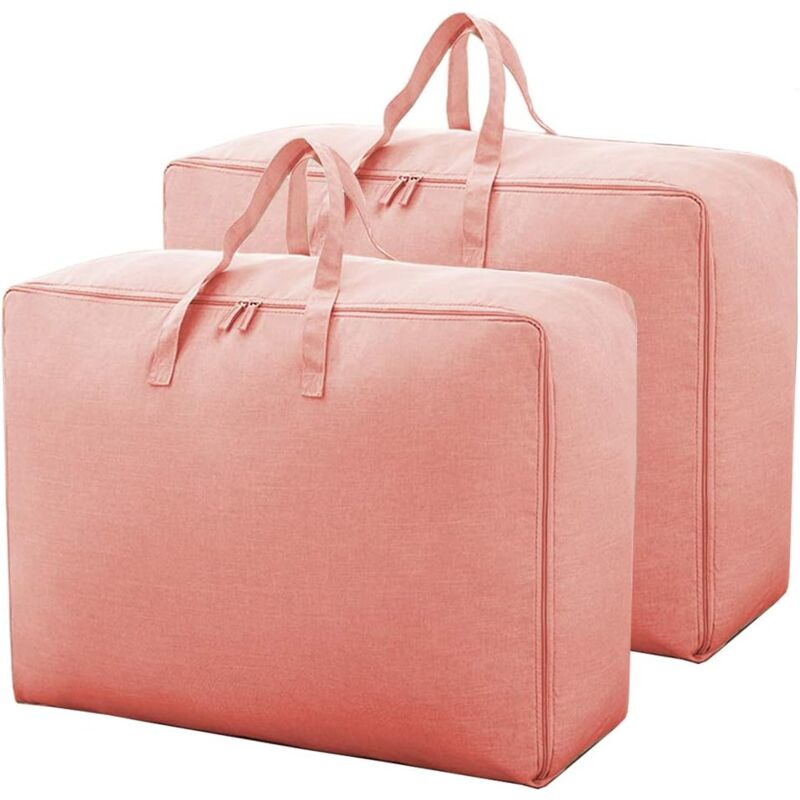 foto del prodotto zvd blanket or storage bag for clothes, safe and stable material, durable, multifunctional moisture proof pink 2 pieces, 705030cm 