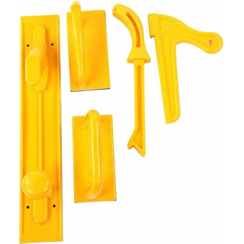 foto del prodotto zvd blocco di spinta di sicurezza set da 5 pezzi utensili per tavolo da fresatura per lavorazione del legno garantisce un utilizzo sicuro
