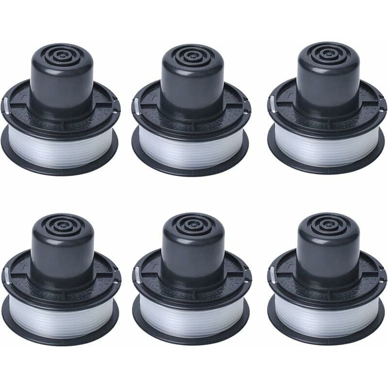foto del prodotto zvd bobina a6226 compatibile con i tosaerba automatici black and decker auftipp gl250 gl310 gl360 gl360sb, cavo da 6 m, confezione da 6