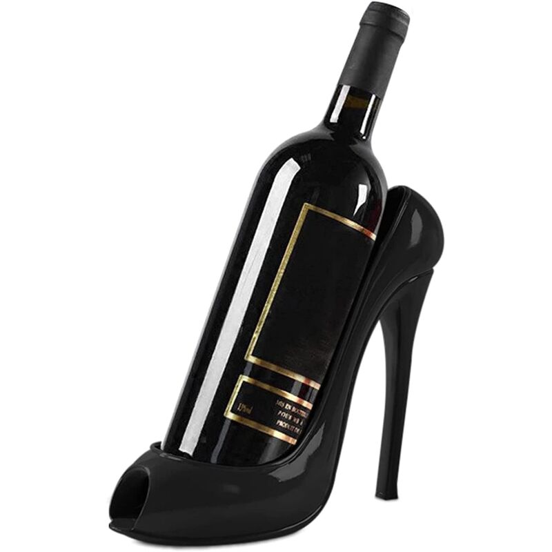 foto del prodotto zvd bottle rack, high heel wine rack, european style wine rack for home decor black 