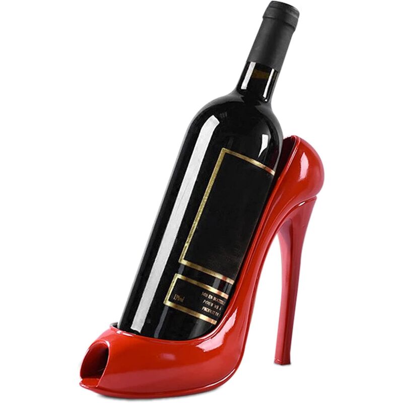 foto del prodotto zvd bottle rack, high heel wine rack, european style wine rack for home decor red 