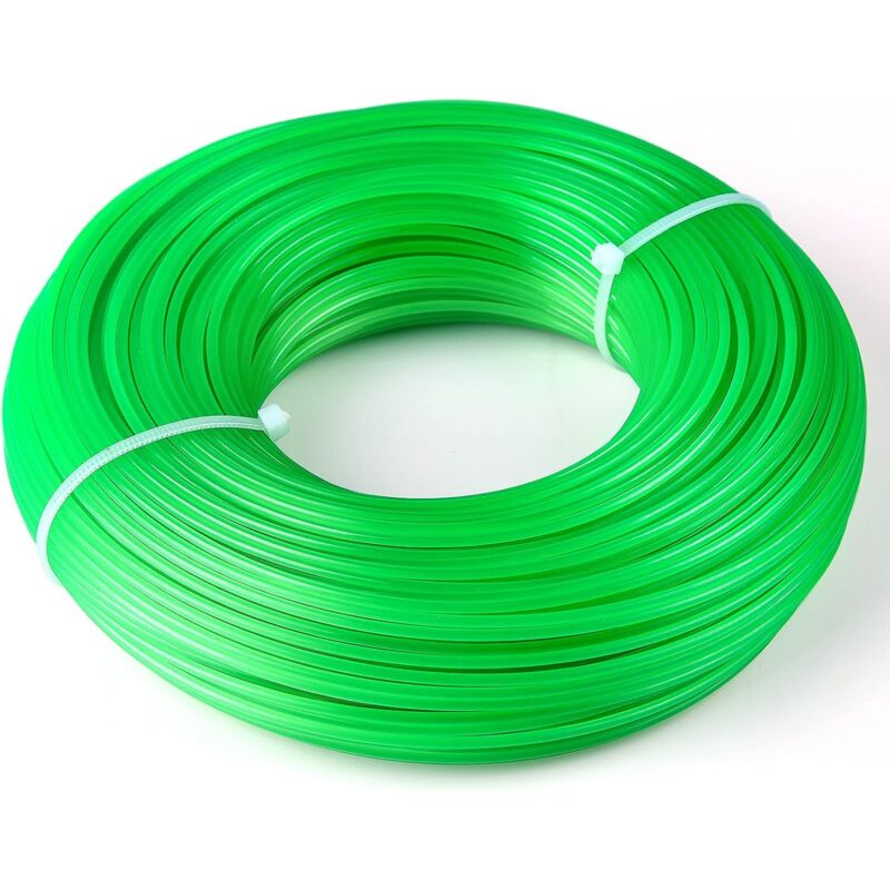 foto del prodotto zvd brushcutter line 2 mm x 100 m round nylon line for trimmer line spool brushcutter diy line spool