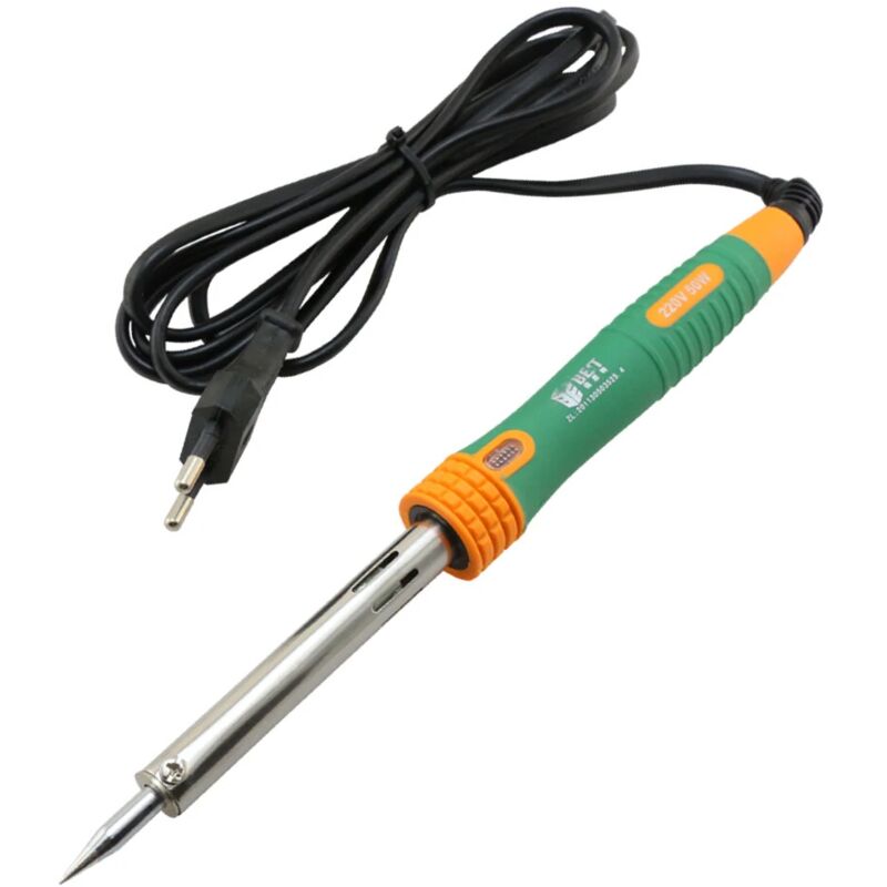 foto del prodotto zvd bst 813 30w saldatore strumento di riscaldamento saldatore elettrico manico in silicone 30w spina ue