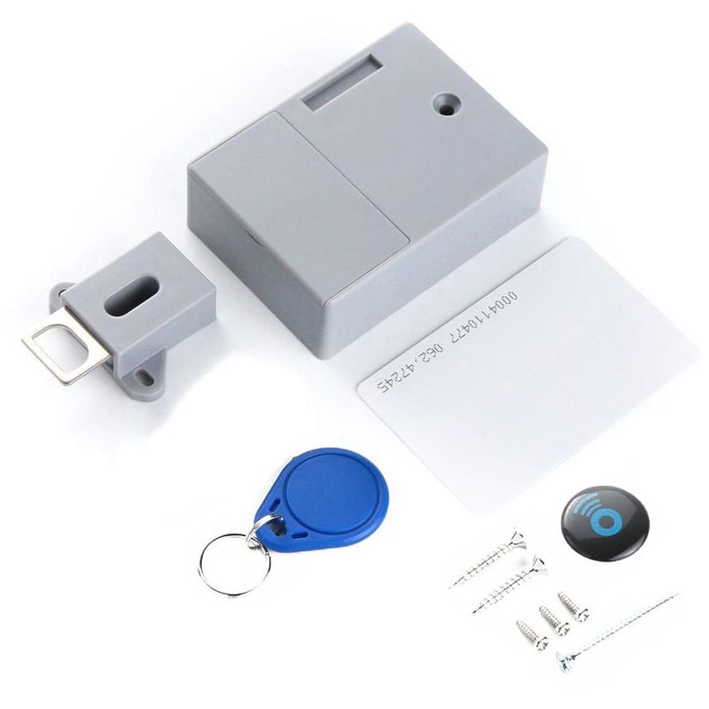 foto del prodotto zvd cabinet lock cabinet lock kit rfid sensor digital hidden cabinet keyless smart lock diy invisible lock no punch