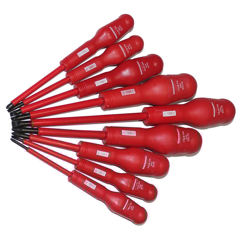 foto del prodotto zvd cacciavite magnetico isolato 1000v punte per cacciavite resistenti all alta tensione per elettricisti