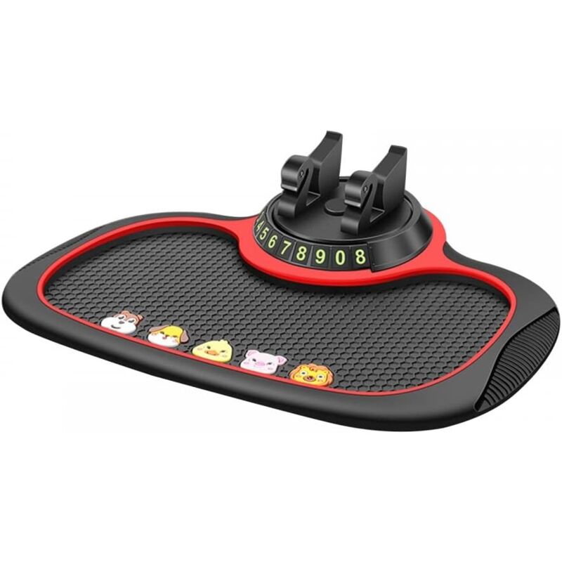 foto del prodotto zvd car dashboard mat, non slip dashboard phone holder tray washable dashboard holder for mobile phone key ring