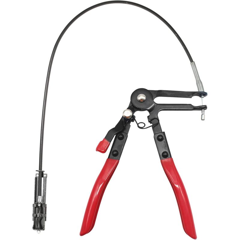 foto del prodotto zvd car hose clamp pliers flexible special pliers clamp hose clamp spring clamp with wire shaft for fuel oil 620mm for car