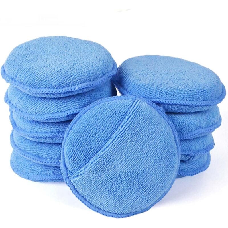 foto del prodotto zvd car polishing sponge microfiber auto hand polishing sponge microfiber hand polishing sponge hand polishing pad wax microfiber car polishing 10